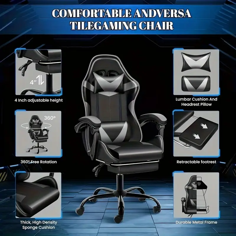 Ergonomic Rotating Gaming Chair - Image 2