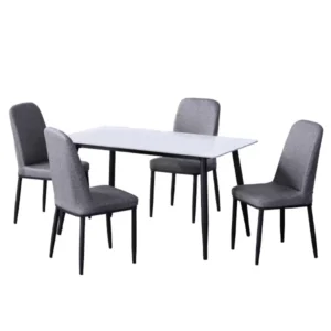 Elegant Ceramic Dining Set (1+4)