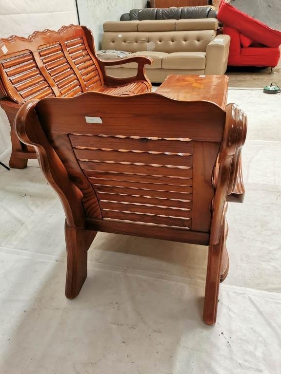 Solid Wood Armchair - Image 2