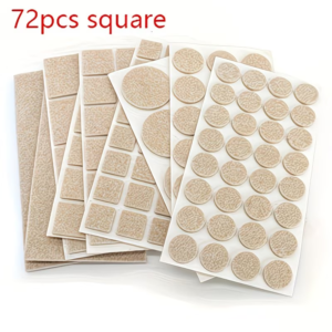 Square Felt Furniture Pads Set