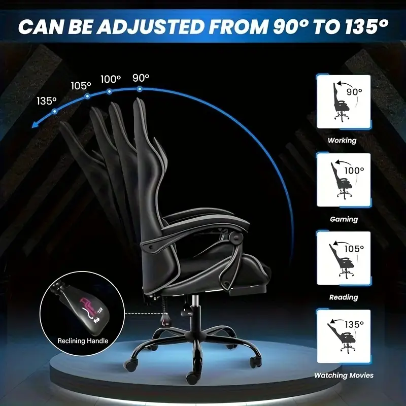 Ergonomic Rotating Gaming Chair - Image 3