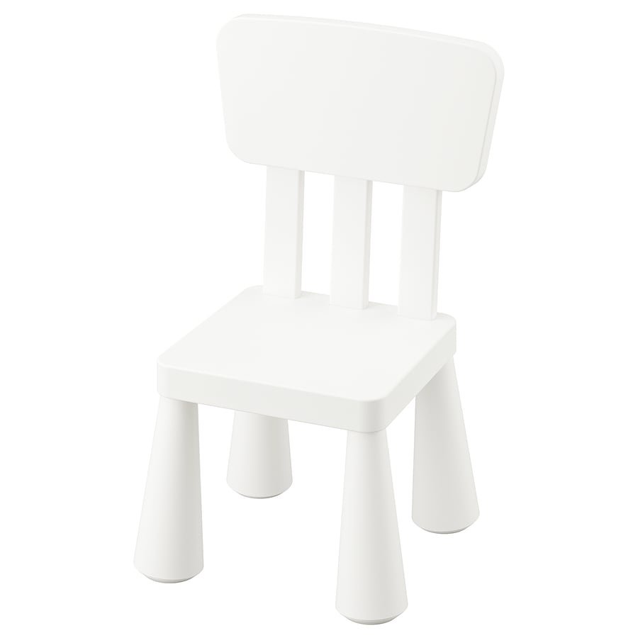White Children Plastic Chair