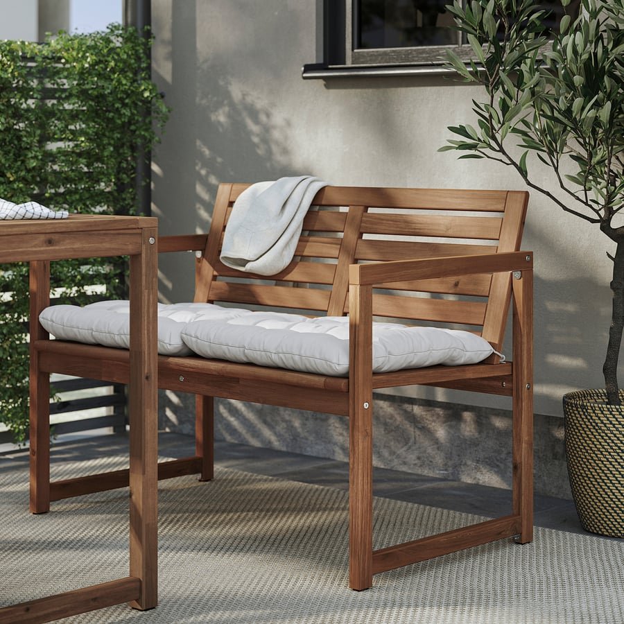 Outdoor Bench With Cushions - Image 2
