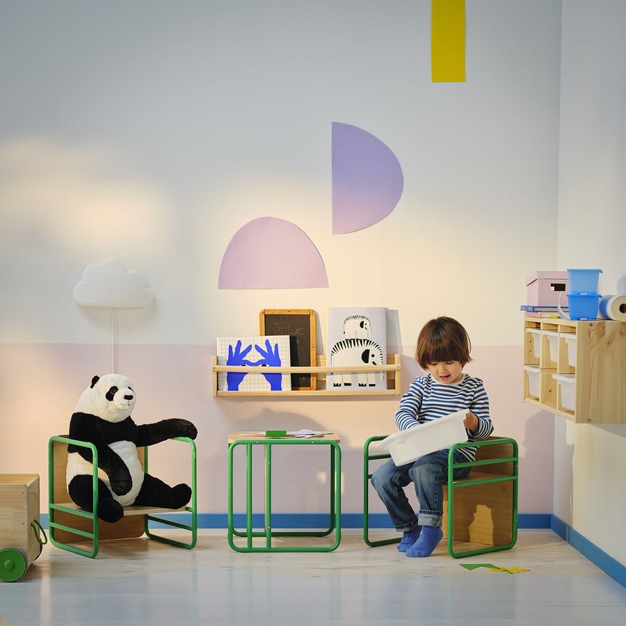 Green Child Chair Table Unit - Image 2