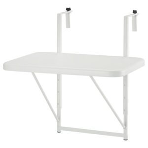 White Balcony Plastic Table