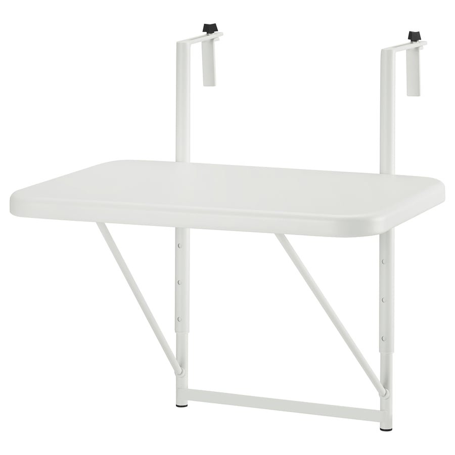 White Balcony Plastic Table