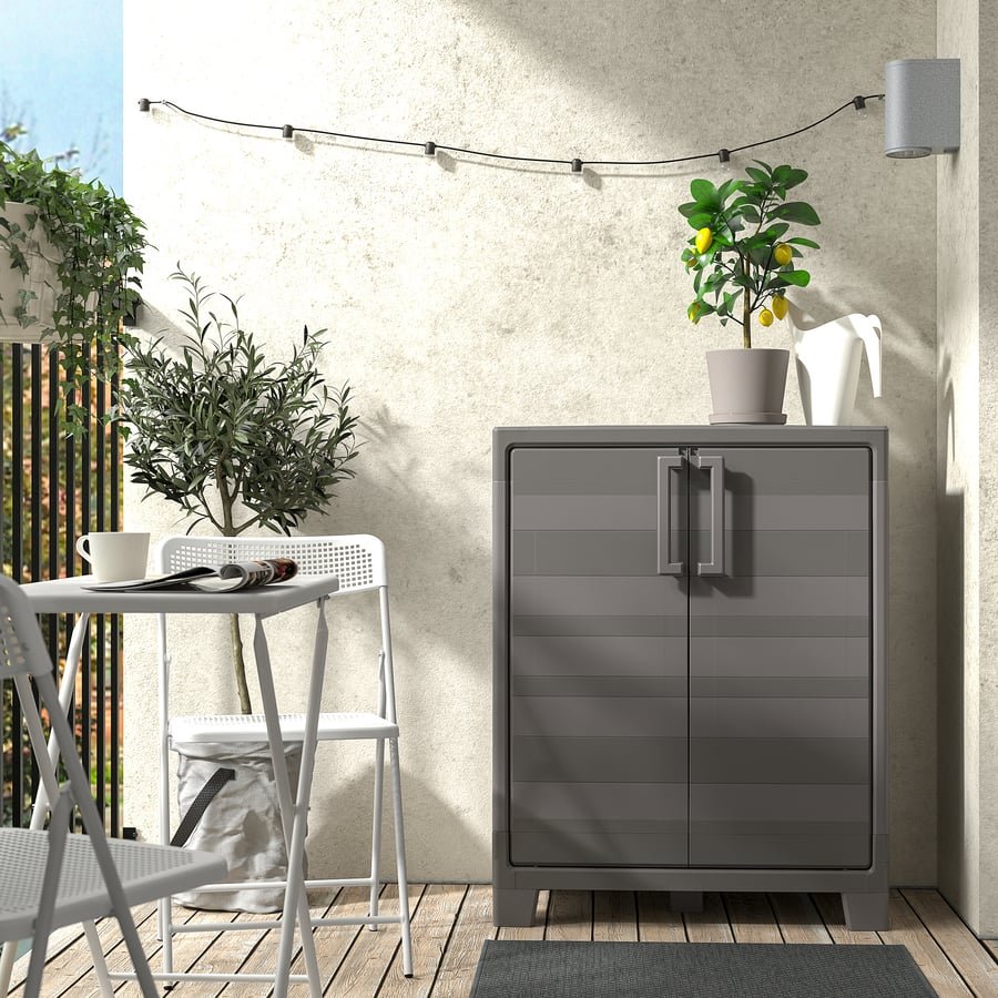 White Foldable Outdoor Table - Image 2