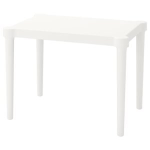 White Children Plastic Table