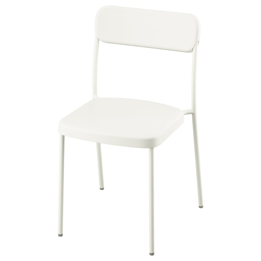 White Stackable Dining Chair