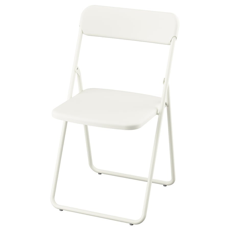 White Folding Plastic Chair