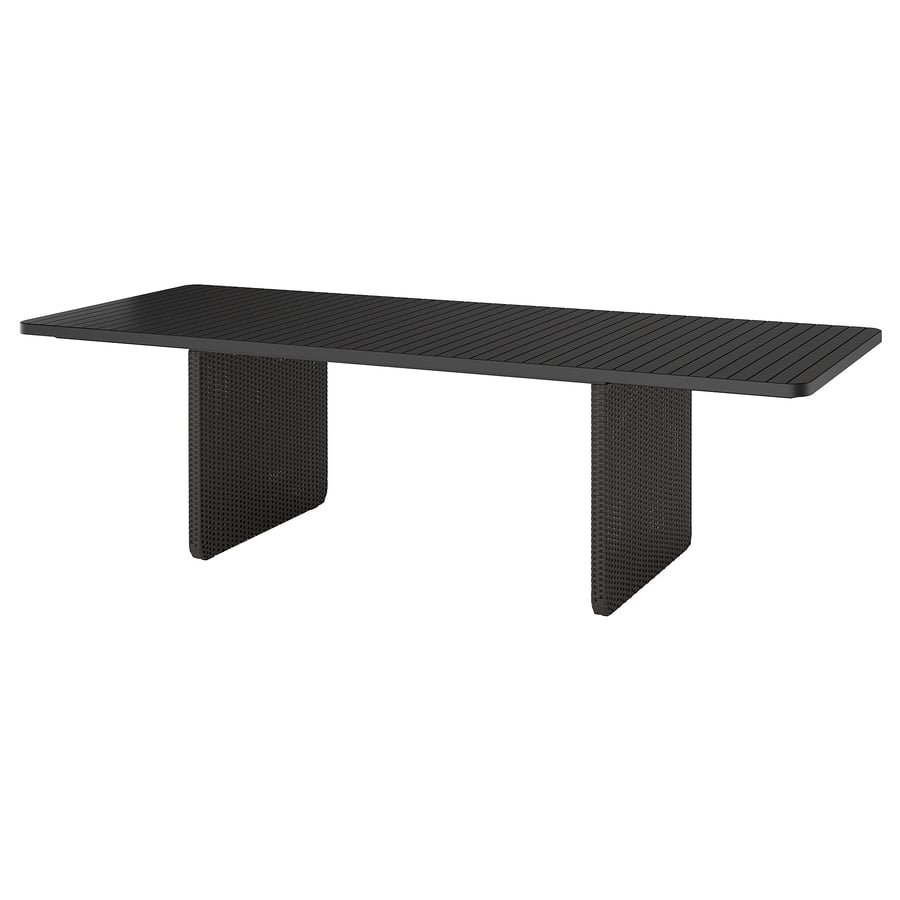 Large Dark Grey Outdoor Table